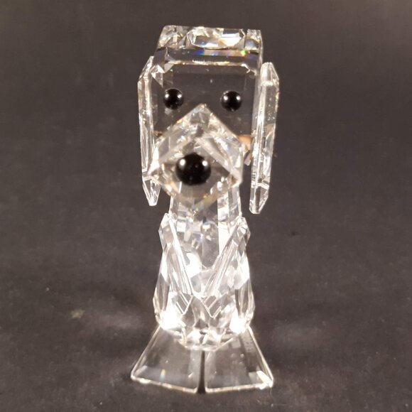 Vintage retired Swarovski standing Pluto dog ornament figurine original box - Picture 2 of 9